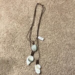 J. Jill Natural Shell Pendant Necklace